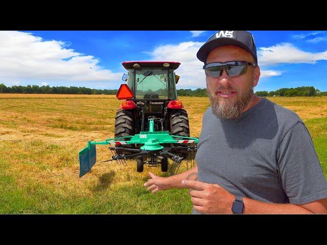 Testing the Small Farm Innovations Dual Purpose Hay Rake