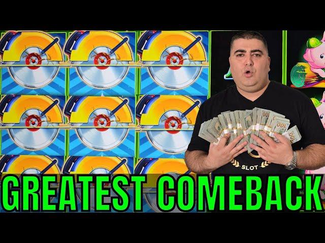 The Greatest COMEBACK Of All Time - Las Vegas EPIC JACKPOTS