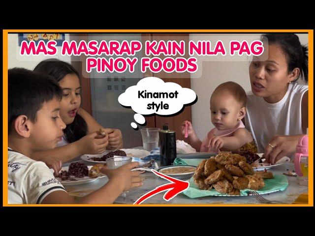 FIRST TIME NI ISABEL KUMAIN NG PINOY FOODS FRIED SIKEN| JOLLIBEE STYLE