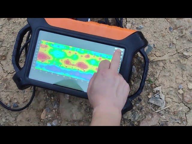 multi-channel groundwater detector operation video for field groundwater survey