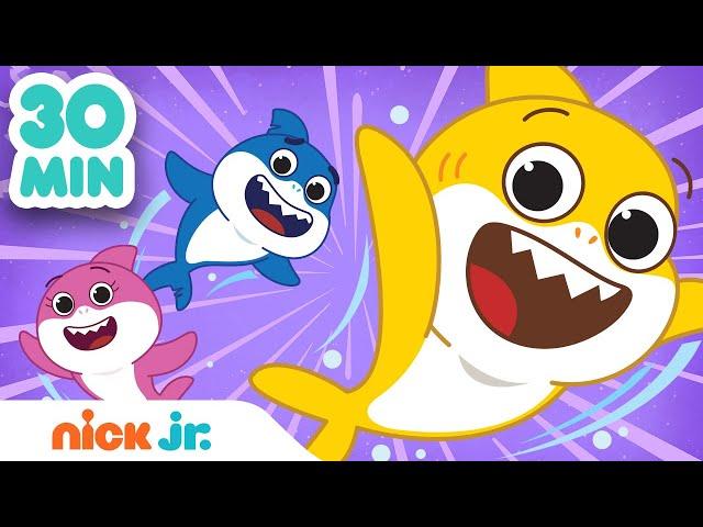 Baby Shark's Big Show | 30 MINUTI delle MIGLIORI canzoni di Baby Shark! | Nick Jr.