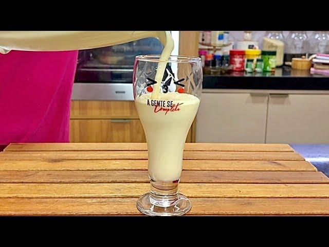 NESSE CALOR É PRIMORDIAL! MILK-SHAKE DE LEITE NINHO SUPER REFRESCANTE E SABOROSO