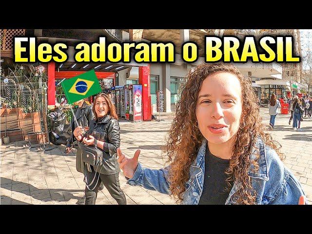 Eles amam os BRASILEIROS neste país da Europa