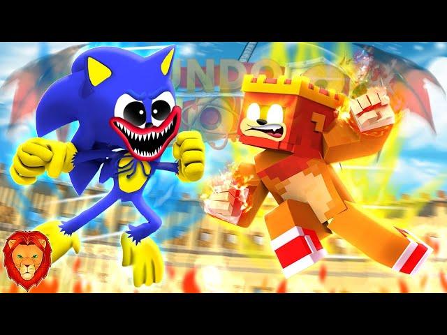  LEON PICARON VS HUGGY SONIC  EN MINECRAFT | MUNDO LEON 2 #92  LEON PICARON