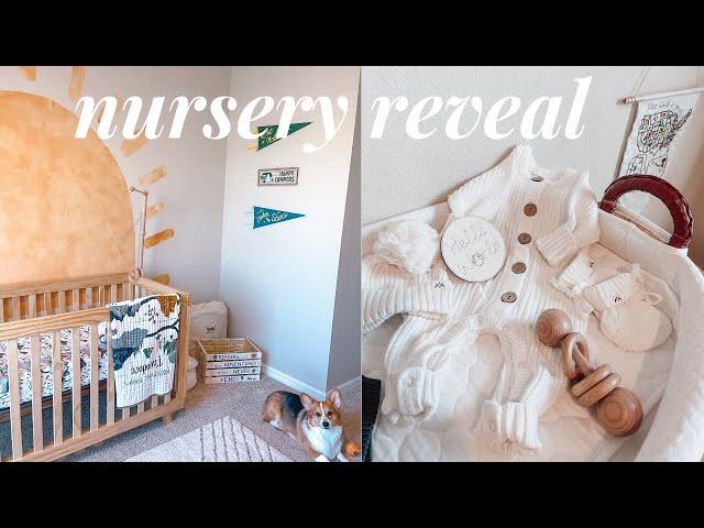 NURSERY ROOM TOUR - National park & travel themed nursery