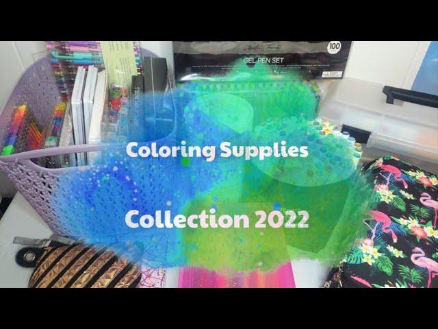 Coloring Supplies Collection 2022