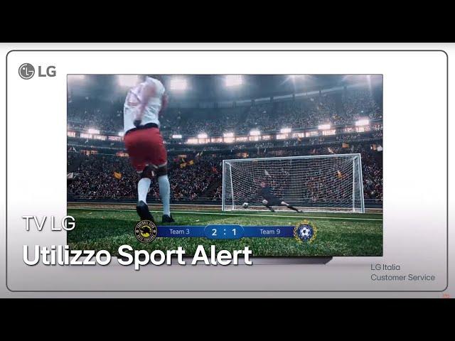 LG TV | How to use Sports Alert to follow your favorite teams on Smart TV