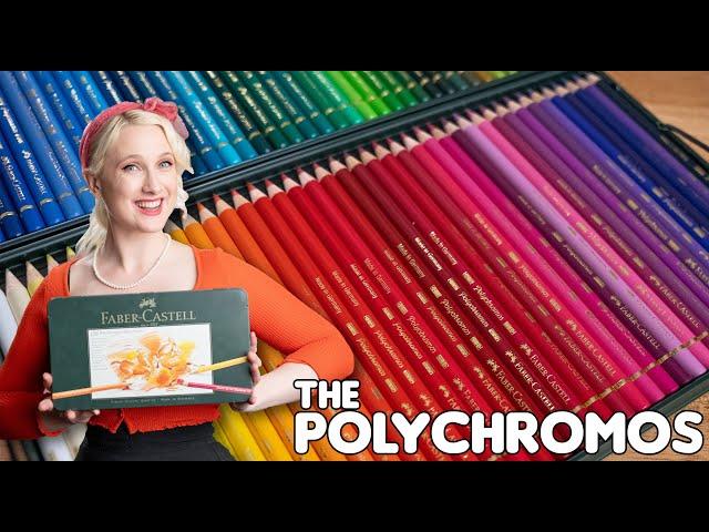 Reviewing The Faber Castell Professional PolyChromos Pencils - Are they the best? Lets test them!