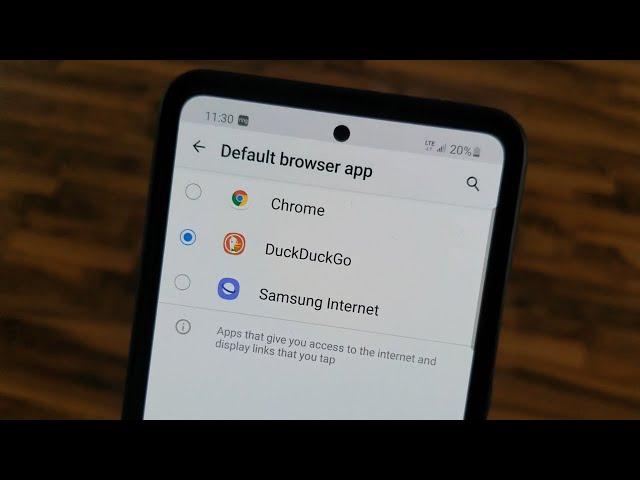 How To Change Default Browser On Samsung Galaxy Phone