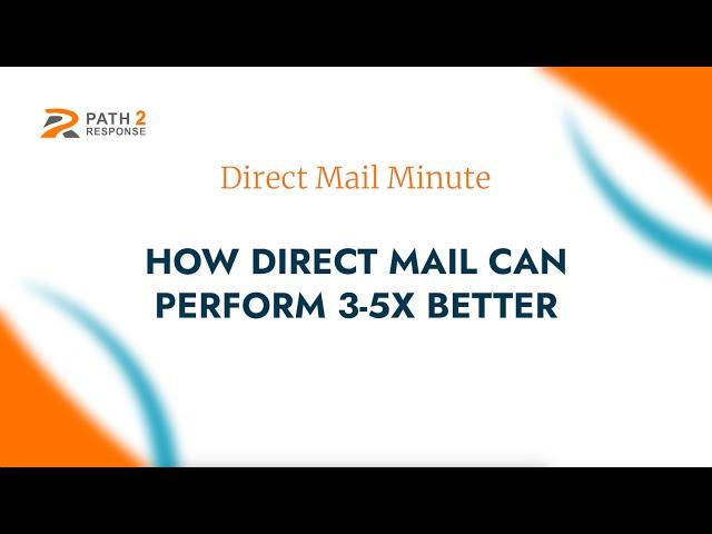 How Can Direct Mail Perform Better discussed with Niki Davis of Path2Response