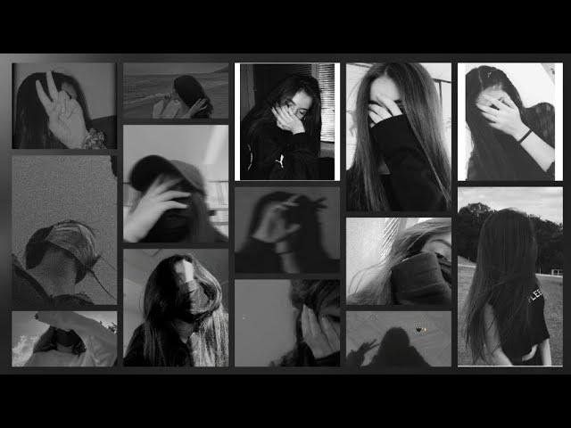 Aesthetic  poses for girls || Black and White dps for girls || No facegirls dpz || part 2