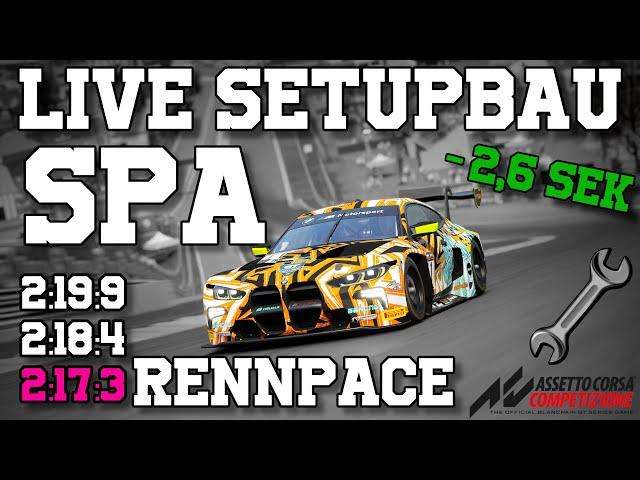 Der SETUP GUIDE im BMW M4 auf SPA  - Step by Step zum perfekten SETUP - ACC Tutorial