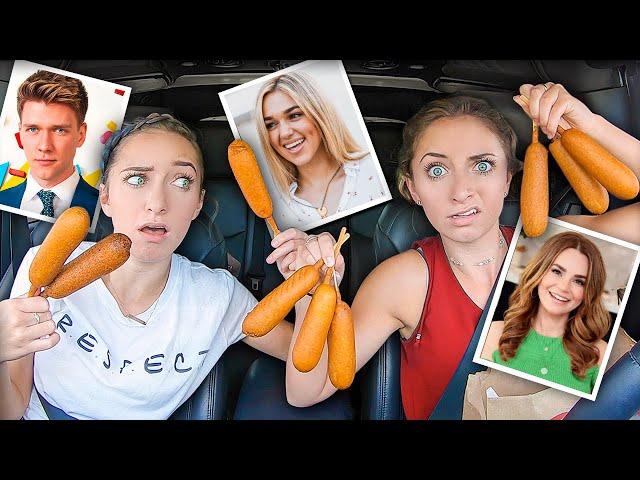 YouTubers & Celebrities Pick Our DRIVE-THRU Orders! | Collins Key, Sadie, Ro Pansino, & MORE!