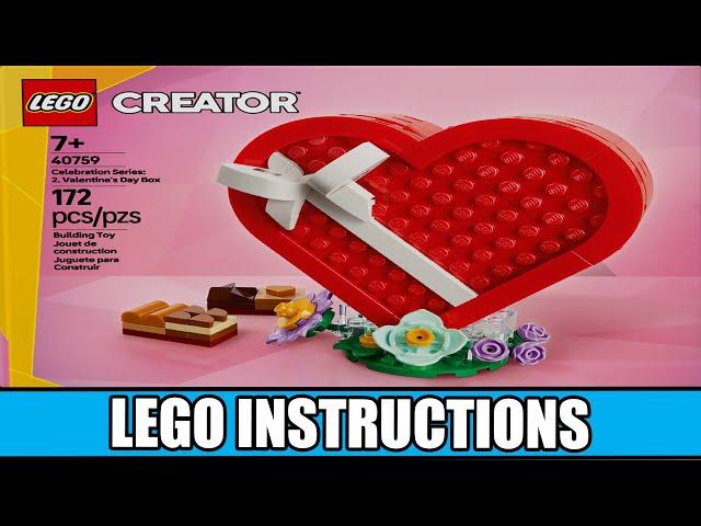 LEGO Instructions - Creator - 40759 - Celebration Series: Valentine's Day Box - Seasonal