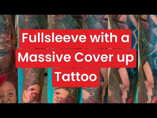 Cover Up Fullsleeve Tattoo