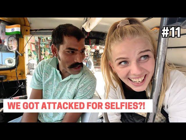 We Got ATTACKED for Selfies, $1 JUICE on The Street in UDAIPUR & CHAOS in INDIA  - INDIA Vlog #11