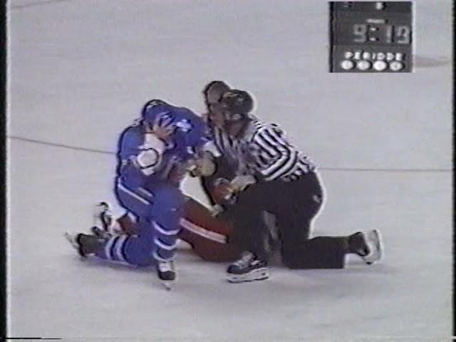 Tony Twist vs Kirk Tomlinson NHL Rds One and Two Sept 17/91