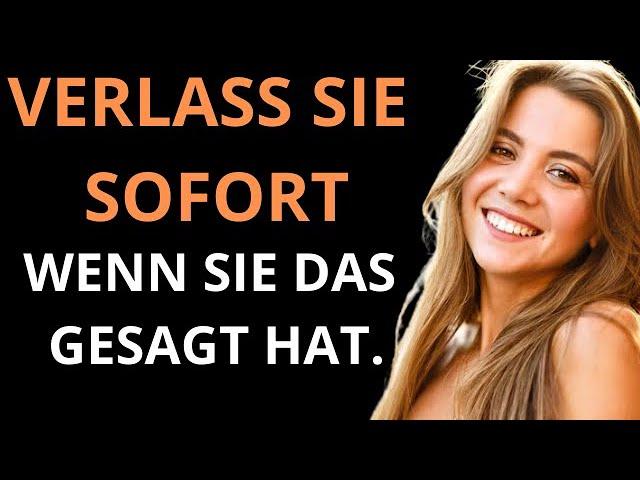 Wenn sie das sagt, lauf weg! 6 Warnsignale in einer Beziehung Philosophie und Stoizismus