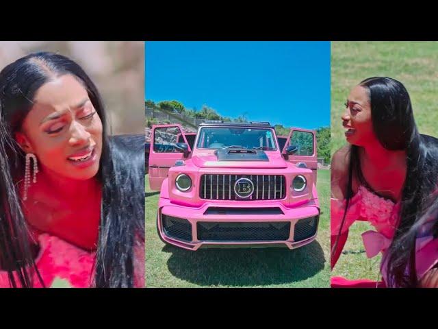 Gift No.8! Bahati Gifts Diana Marua A Brand New Pink Mercedes Brabus As The Grand Finale!