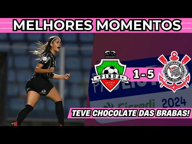 NOME DELA É JHENIFFER! PINDA 1 X 5 CORINTHIANS | GOLS E MELHORES MOMENTOS | PAULISTÃO FEMININO 2024