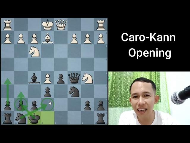 PART1 | Caro-Kann Defence: Advance Variation (Tagalog Chess Tutorial)