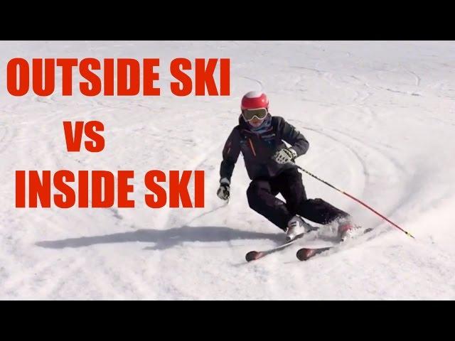 OUTSIDE SKI   vs INSIDE SKI