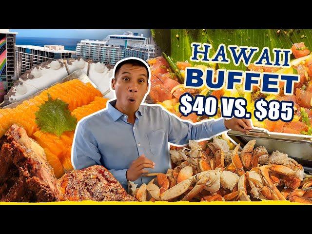 $40 Vs. $85 Buffet All You Can Eat Buffet in Honolulu, Hawaii! Which one is the best? UNLIMITED POKE