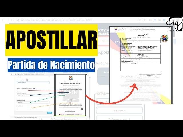 COMO APOSTILLAR PARTIDA DE NACIMIENTO Paso a Paso