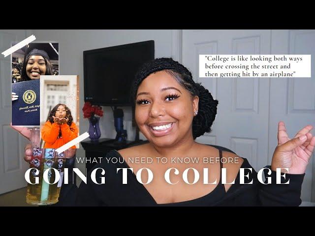 What YOU need to know before going to college.....from a HBCU grad