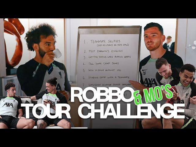 ROBBO'S TOUR CHALLENGE! Hilarious contests and surprises with Mo Salah