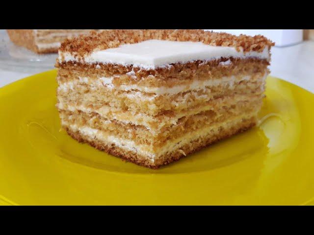 МЕДОВИК САМЫЙ ВКУСНЫЙ! МЕДОВЫЙ ТОРТ ТАЮЩИЙ во РТУ! ЗА 30 МИНУТ МЕДОВИК на СТОЛ!