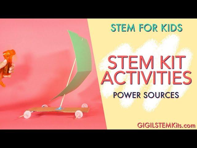 Power Sources STEM Activities for Kids | STEM for Kids | Engineering for Kids | Science for Kids