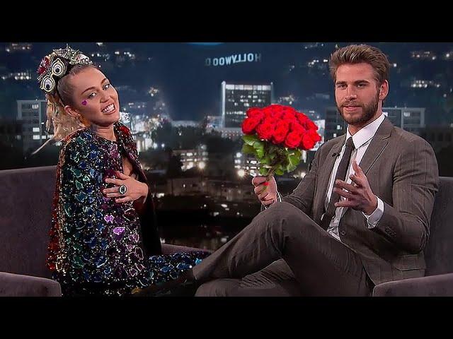 Miley Cyrus & Liam Hemsworth talk Flowers on The Late Late Show