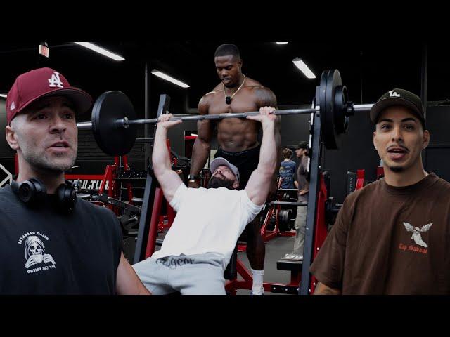 SHOULDER DAY W/ SIMEON PANDA AND BRADLEY MARTYN....