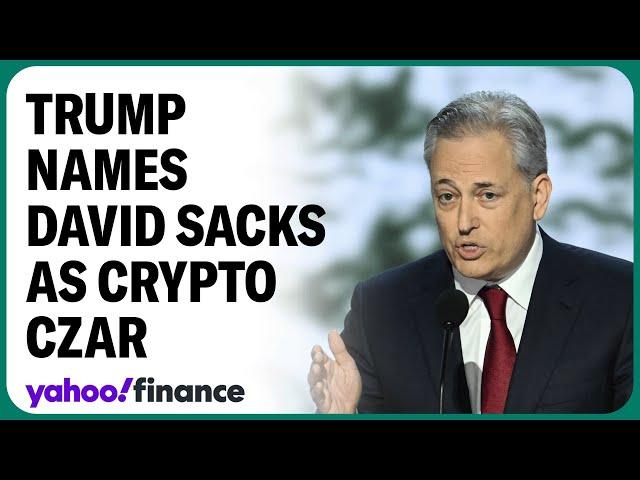 Trump names venture capitalist David Sacks crypto czar