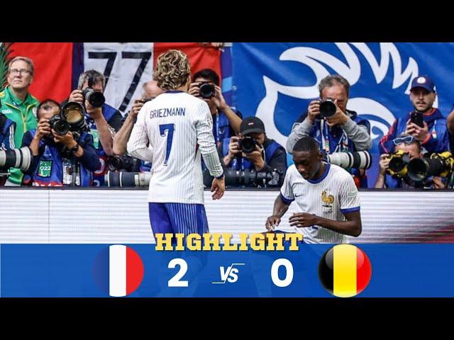 France vs Belgium highlights | France vs Belgium 2-0 full extended highlights #football #highlights