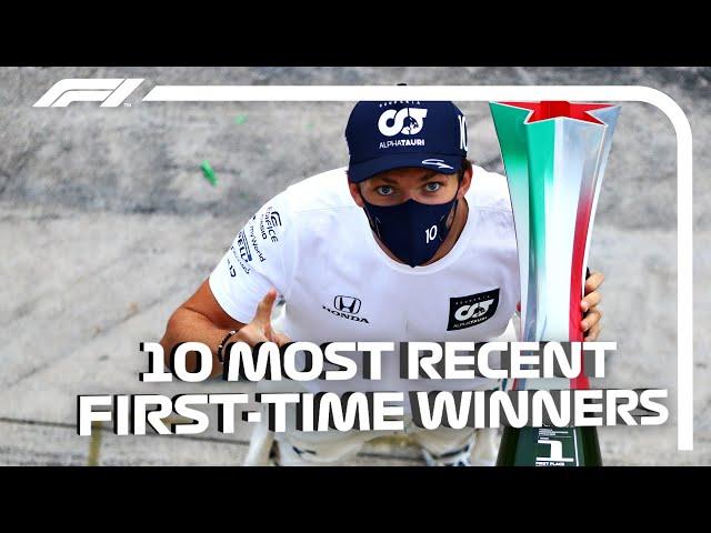 F1's 10 Most Recent First-Time Winners