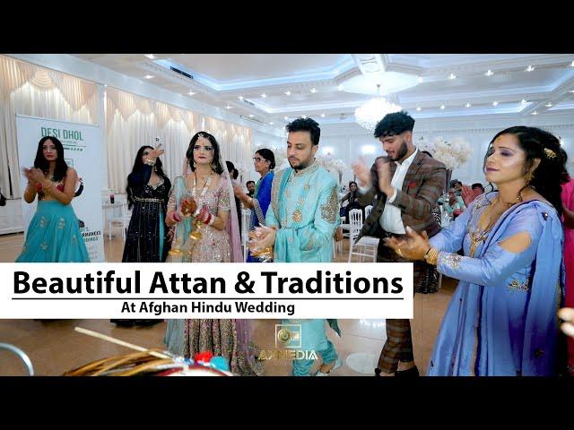 Beautiful Attan & Traditions at Hindu Afghan Wedding