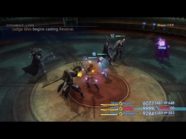 Final Fantasy XII: The Zodiac Age - Trial Mode Stage 100