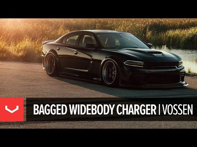 Dodge Charger Scat Pack Widebody on Air and Vossen Forged