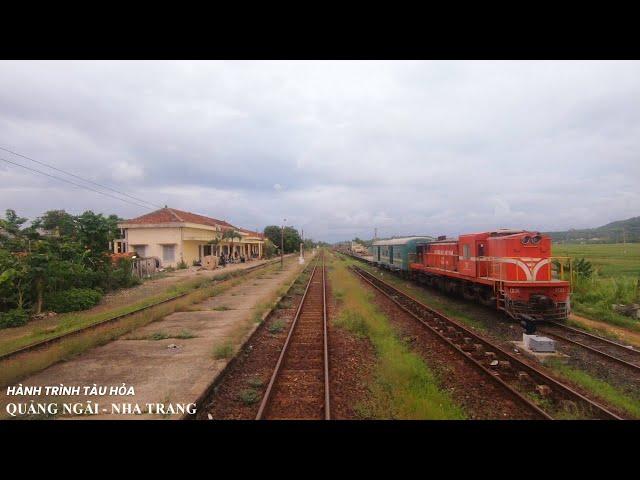 Train journey from Quang Ngai station to Nha Trang station via Ca Pass (October 2023)