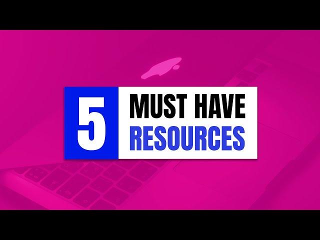 Top 5 Resources Every Designer Needs! (Cheat Sheet) ⁉️