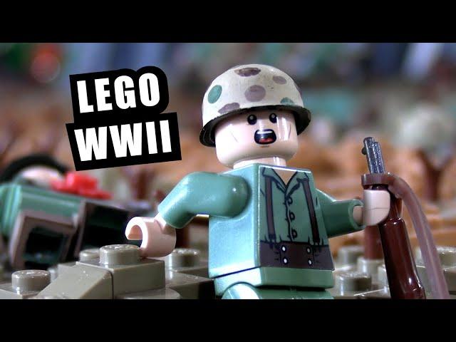 LEGO WWII Assault on Mt. Yae-Take Okinawa with 200,000 Pieces