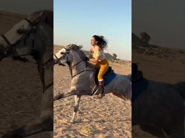 Dubai desert horse riding #horsebackriding #dubailife #horseriding #horselover #dubai #horseride