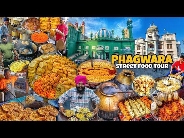 Phagwara Street Food Tour | Bhature Chole Kulcha Chole Tikki Jalebi Samosa