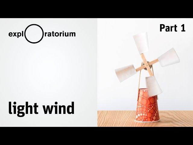 Easy DIY wind turbine | Light Wind - Science Snack activity