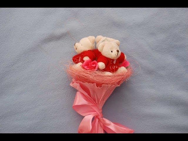 Букет из мягких игрушек. Сделай сам. DIY plush toy bouquet