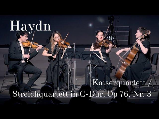 Haydn: Kaiserquartett/Streichquartett in C-Dur, Op 76, Nr. 3/ Quatuor Akos