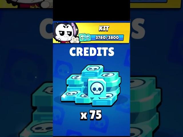 Kit NEW LEGENDARY 3800 CREDITS #brawlstars #brawlstarsfreebrawler