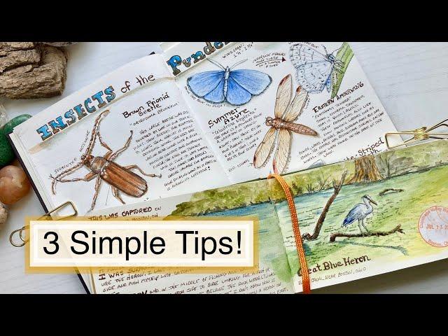 3 Tips to Journal Outside/Nature Journal